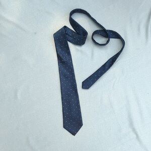 Navy Blue Polka Dot Tie